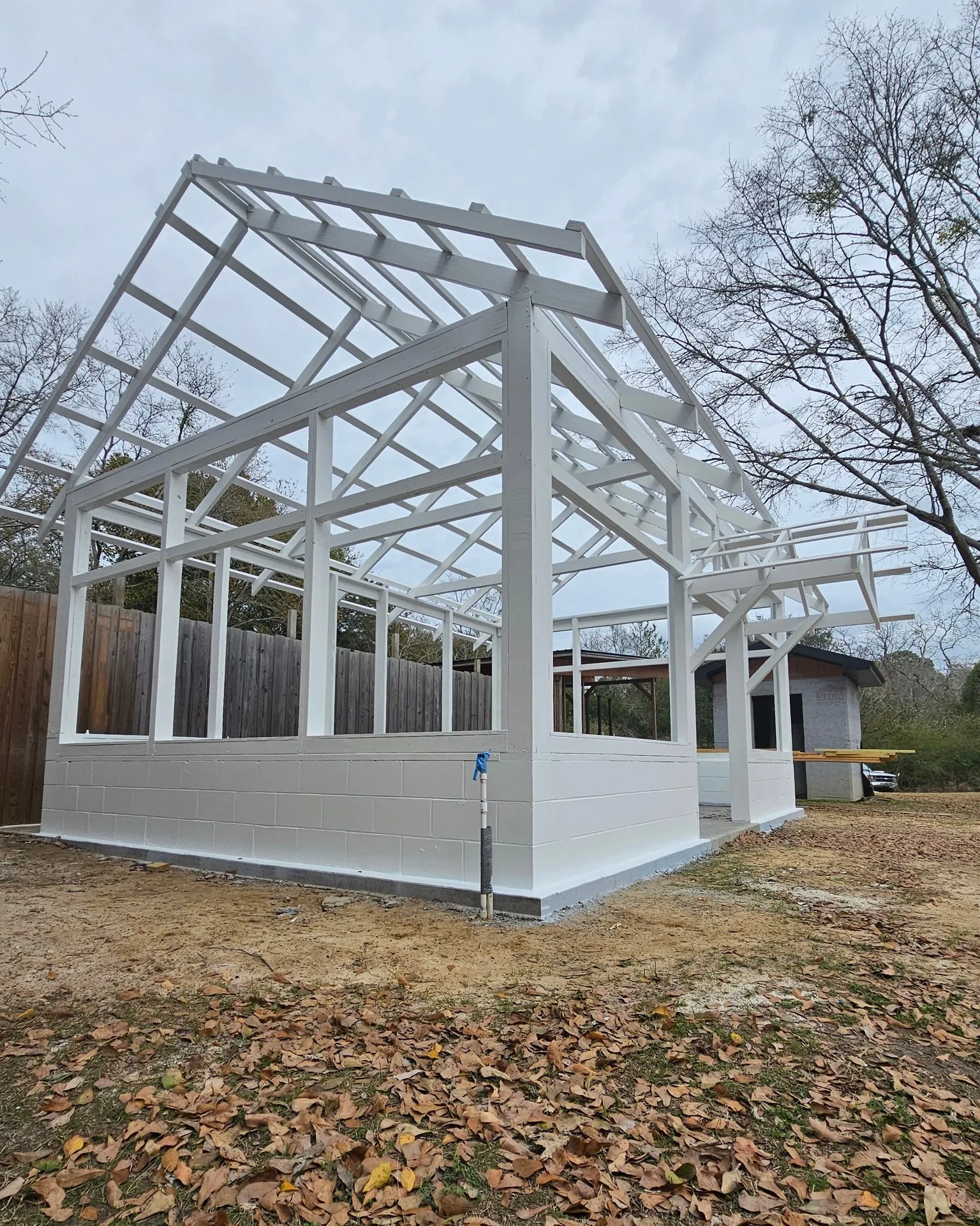 Greenhouse Construction - Before